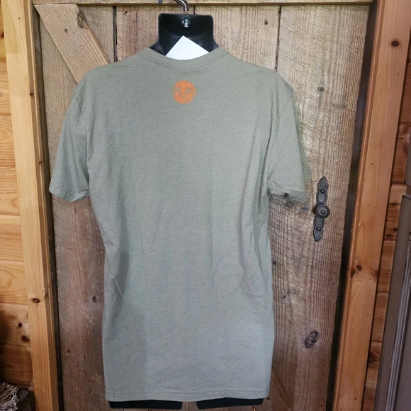 Piney Bottom Brothers Jug Band Mens L TShirt Olive Green New Bluegrass Music - Picture 2 of 10